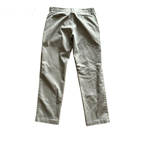 Eddie Bauer Men's Classic Flex Wrinkle-Resistant Sport Chinos-Khaki-Size 34X34 - Picture 4 of 6